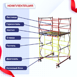 Вышка-тура  ВСП 2.0х2.0, Н-4.0м - stroymarket66.ru - Красноярск