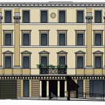 Фальшфасад сетка с изображением на строительные леса - stroymarket66.ru - Красноярск