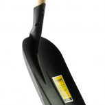 Лопата большая совковая с деревянным черенком 960 мм и ручкой - stroymarket66.ru - Красноярск