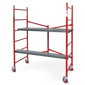 Подмости складные малярные многоярусные на колесах H120 - stroymarket66.ru - Красноярск