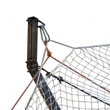 Защитно-улавливающая сетка (ЗУС) комплект кронштейн и 2 опоры с креплением - stroymarket66.ru - Красноярск