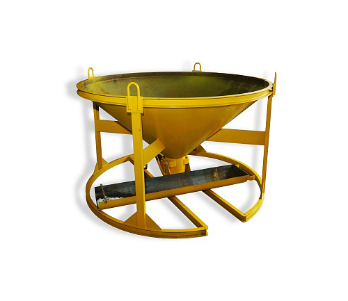 Бадья для бетона БН 0,75 м3 с лотком - stroymarket66.ru - Красноярск