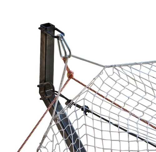 Защитно-улавливающая сетка (ЗУС) комплект кронштейн и 2 опоры с креплением - stroymarket66.ru - Красноярск